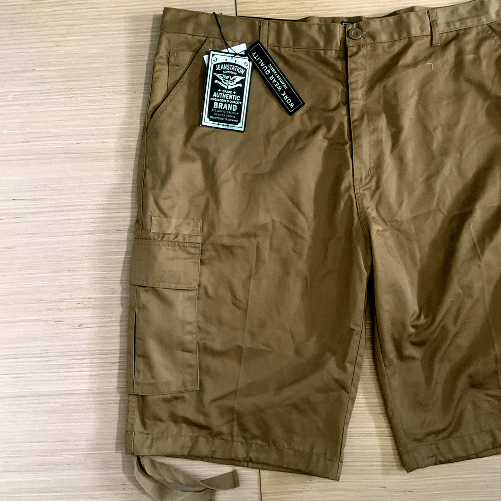 Jeanstation Superior Men's Size 50 Flat Front Cargo Shorts Big & Tall Brand New - Picture 11 of 16
